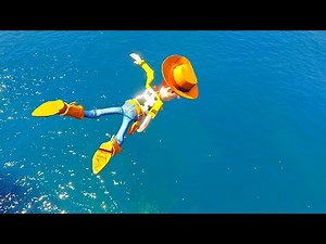 GTA 5 Water Ragdolls Woody Jumps/Fails ep.4 (Euphoria Physics | Funny Moments)