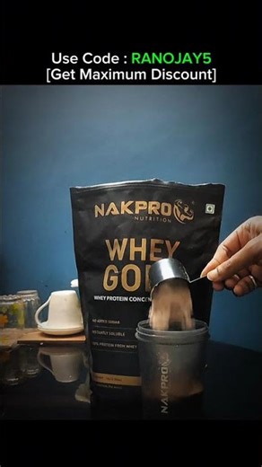 Best Whey Protein In Budget 🔥 Nakpro whey gold protein review #shorts #fitness #shortsfeed