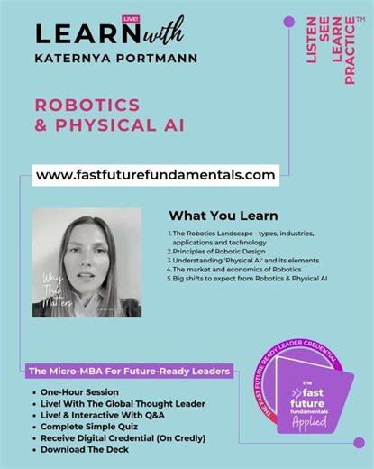 6/12. Robotics & Physical AI by Kateryna Portmann
