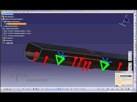 Generative Assembly Structural Analysis (GAS) CATIA V5 - FEA, FEM, MES IPL Solutions