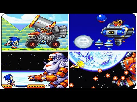 Sonic Advance 2 - All Bosses (No Damage)