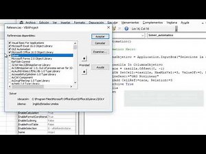 Solver automático Excel VBA