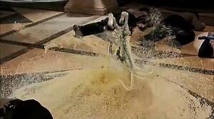 HELLBOY 2004 Scene "Ready the welcome" Sammael's Resurrection.