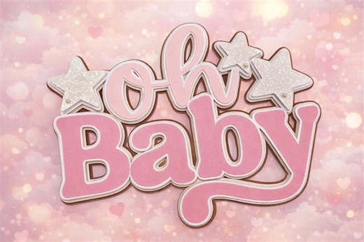 Oh Baby Cake Topper - Etsy