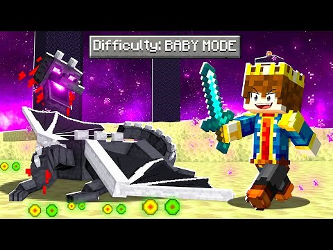 Beating Minecraft As A Baby | Minecraft Baby Mode