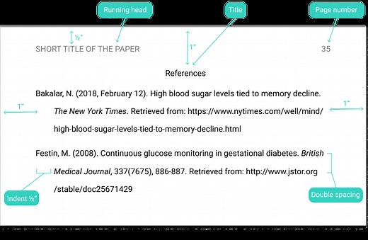 APA reference page (6th edition)