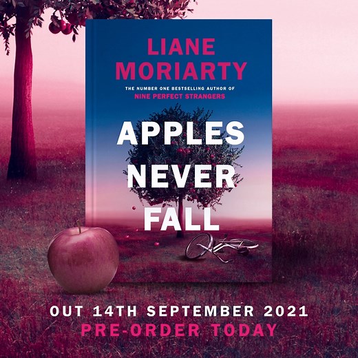 How gorgeous is the cover for Liane Moriarty’s Apples Never Fall? The brilliant new novel from the bestselling author of Big Little Lies is out in September! The Delaneys seem an enviably contented family. But when Joy Delaney goes missing, their four grown-up children face a terrifying question: did they ever really know their parents at all? Pre-order your copy: https://amzn.to/3sn3dei | Penguin Books