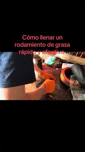 Cómo llenar de grasa un rodamiento rápido y efectivo. #automobile #taller #garage