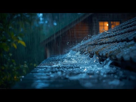 Night Rain and Thunder for Deep Sleep in Just a Few Minutes