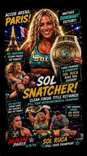 Sol Ruca RETAINS with the SOL SNATCHER vs Lyra Valkyria! 🔥 “Sol Snatcher” | Women’s Championship