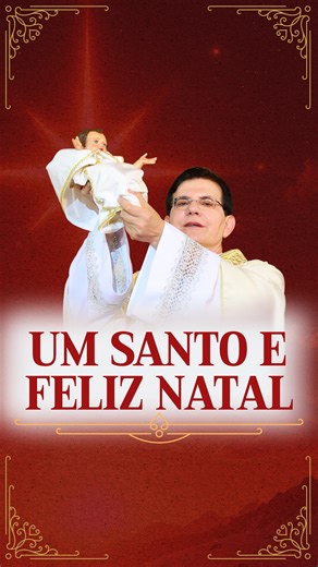 Padre Reginaldo Manzotti on Instagram: "É NATAL. E a mensagem que deixo hoje é que tenhamos no coração aquilo que é essencial: o amor, a amizade, o perdão e a reconciliação. Quando estivermos festejando com nossos familiares e amigos, não nos esqueçamos da oração. Silenciemos nosso interior e lembremos do aniversariante - Ele é o centro de nossa vida. Eu e toda a Obra Evangelizar É Preciso desejamos um feliz e santo Natal e que o Menino Jesus nasça todos os dias em nossos corações. #natal #santo