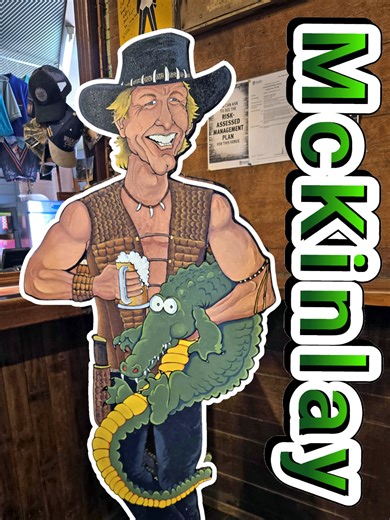 Cold drink at the Walkabout Creek Hotel, McKinlay — made famous by Paul Hogan as Crocodile Dundee. #McKinlay #WalkaboutCreekHotel #CrocodileDundee #outbackqueensland