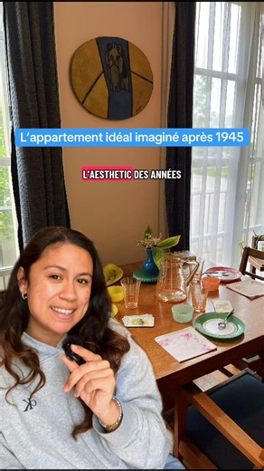 Plonge dans les années 50 avec cet appartement témoin typique de l'après-guerre