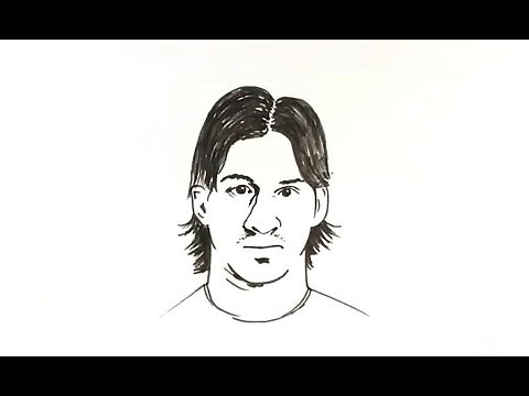 How to Draw Lionel Messi