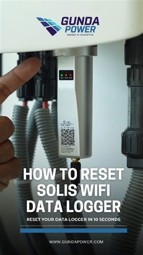 1.9K views · 35 reactions | 🔄 Quick Fix: Reset Your Solis WiFi Data Logger in Just 10 Seconds! 🔄 Having trouble with your solar monitoring system? This quick tutorial shows you exactly how to reset your Solis WiFi Data Logger without any complicated steps. Perfect for solar system owners experiencing connectivity issues or needing to reconfigure their monitoring setup. #SolarPower #SolisTroubleshooting #RenewableEnergy #SolarTips #GundaPower #DataLogger #SolarMonitoring #QuickFix #SolarTech #G