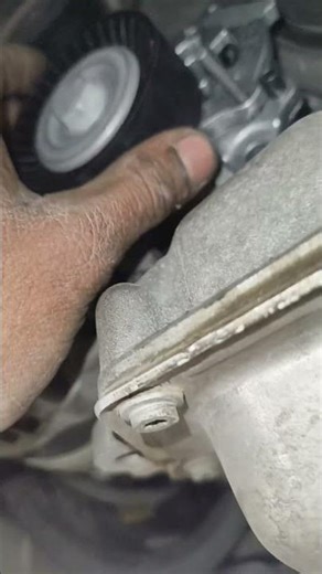 porsche cayenne fan belt adjuster replacement work #porsche #technician #work