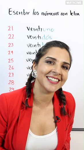 En este vídeo te explico como escribir del 21 al 30 con letra 🧸 | Math2mekids