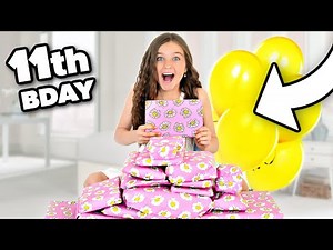 SIENNA’S 11th Birthday OPENING PRESENTS! | Family Fizz