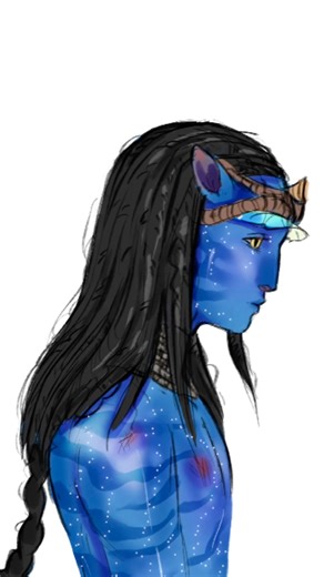 Coloring tutorial next ? #avatarfireandash #avatarthewayofwater #avatarart