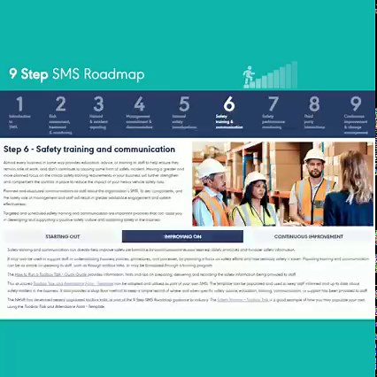 Getting your team together for a toolbox talk is a great way to implement your safety management system. Want to learn how to do a toolbox talk with your staff? Getting started is easy, find out below 👀 Access the free Toolbox Talk guide here 👉 https://bit.ly/3BxBxtU #NHVR | National Heavy Vehicle Regulator