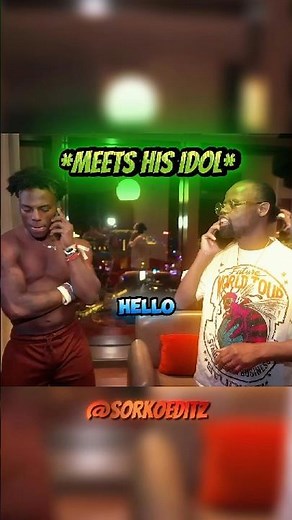 IShowSpeed Finally Meets His Idol... 😭🔥#shorts #ishowspeed