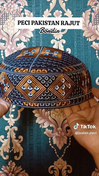 Peci Pakistan Full Bordir Tebal #pecipakistan #pecipakistanbordir #peciviral #fyp