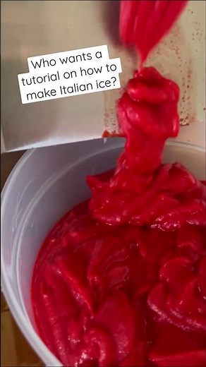 Who wants a tutorial on how to make Italian Ice? #italianice #waterice #startabusiness #sorbet