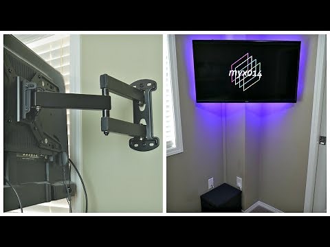 Minimalist TV Cable Management Tutorial - How to hide TV wires without cutting holes in your wall!!