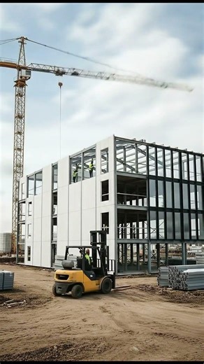 Building a Modern House From Start to Finish | 3D Drone View #skyscraperconstruction