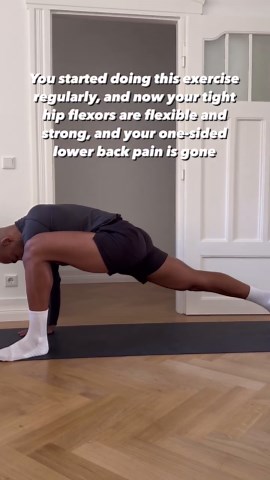 Anthony Green | Mobility on Instagram: "**HIP & LOWER BACK PAIN** Weak or tight hip flexors may lead to discomfort in the hips and lower back. This exercise can help relieve tightness and improve muscle strength simultaneously. Aim for 2 sets of 20 repetitions each. #backpain #lowbackpain #backpainrelief #hip #hipmobility #hipflexors #mobility #stretch #stretching"