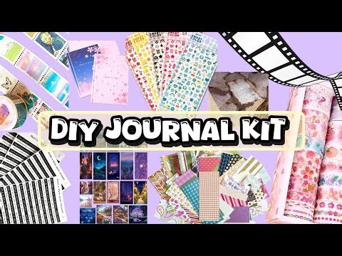 Handmade journal set / Diy journal supplies / How to make journal supplies / Diy journal kit
