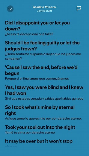 Goodbye My Lover by James Blunt - Song Meaning