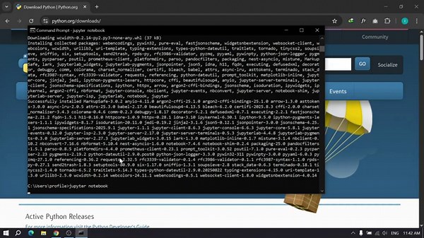 طريقة تحميل وتثبيت Jupyter على الويندوز خطوة بخطوة
