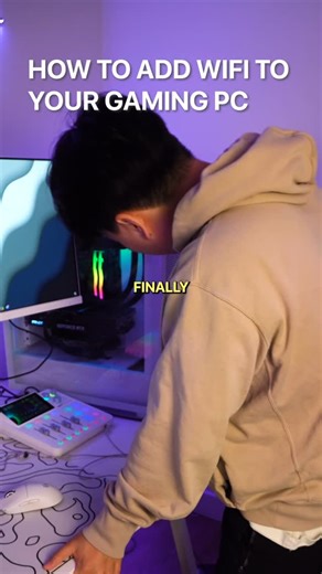 Seong | Tech on Instagram: "How to add WiFi to your PC"