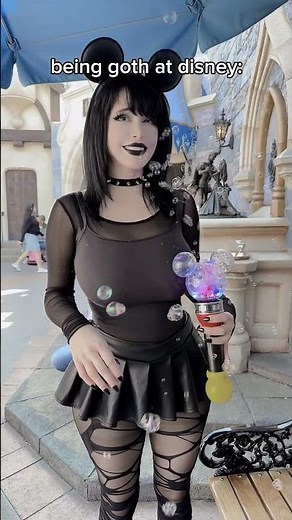 Being Goth at Disney #gothic #disney