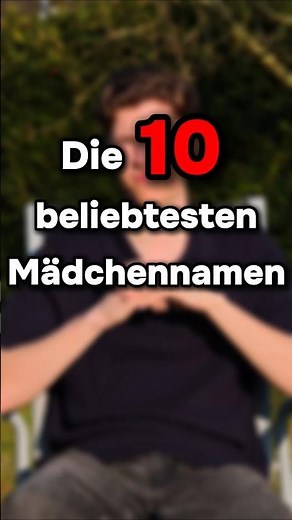The 10 most popular girls' names in Germany ♀️🇩🇪
