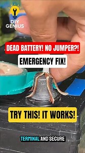 Car Battery Dead? Try This Emergency Hack That Actually Works #ideas #diy #lifehacks #shorts