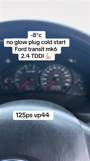 Cold Starting Ford Transit MK6 Without Glow Plugs
