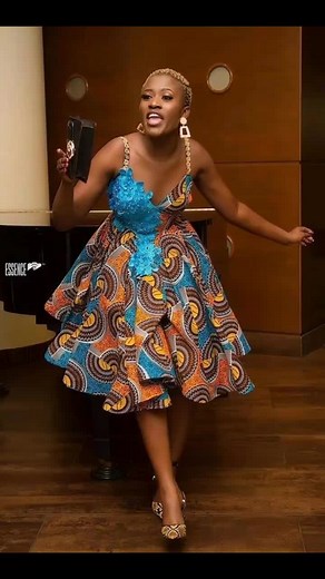 Vibrant Dress Styles: Blue, Orange, and Red Fashion Trends