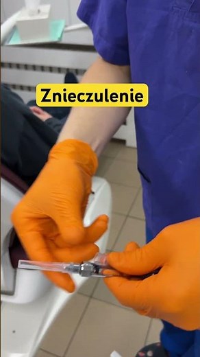 Znieczulenie - jak zakłada się igłę do karpuli #stomatologia #dentysta #zęby #znieczulenie