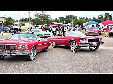 Donk Day 2021 Car Show Tampa Bay Florida: Big Rims, Donks, Amazing Cars Part 1