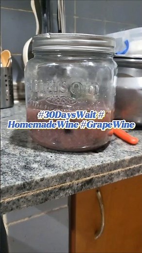 #GrapeWine #HomemadeWine #WineMaking #EasyRecipe #KitchenCraft