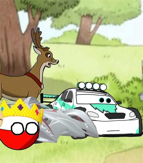 | #Multifandom | I love making these kind of crappy animations 🥹✌️ #fyp #rudolphtherednosereindeer1998 #cars #speedracer