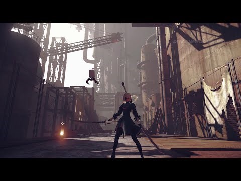 Alien Manifestation (Instrumental, ver 2) - Nier Automata OST || 4K 60fps Max Graphics Config