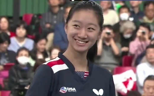 乒乓美少女Amy Wang 王艾米 人长得漂亮球技还出彩 当然连人带球一起欣赏2333333333333333