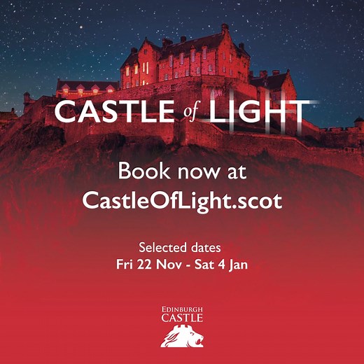 1.9K views · 699 reactions | Fantastic festive fun at one of Scotland’s largest projection shows. Castle of Light is back with an all-new show for 2024 | Edinburgh Castle | Facebook
