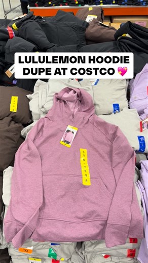Costco Buys on Instagram: "💖 NEW Lululemon Dupe at Costco! This Danskin Women’s Melange Hoodie is such a cozy everyday choice and it’s giving Lulu Scuba Hoodie vibes! It has a relaxed fit with a super soft feel, and I’m loving the neutral color options! The best part? ONLY 14.99! 😍 #Costco #CostcoFinds #Clothing"