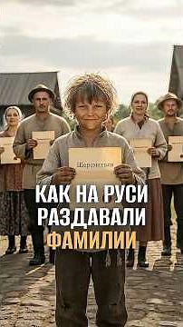 How did surnames appear in Rus' and why did people have strange names like "Fool" or "Bad Luck"?