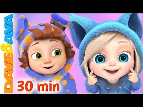 🙃 Three Little Kittens and More Nursery Rhymes & Baby Songs | Kids Songs by Dave and Ava 🙃