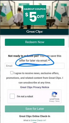 $5.99 GreatClips coupon | Great clips offer #coupon #shorts #greatclips #hairstyle